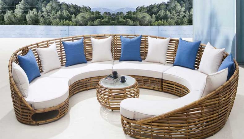 Wicker furniture